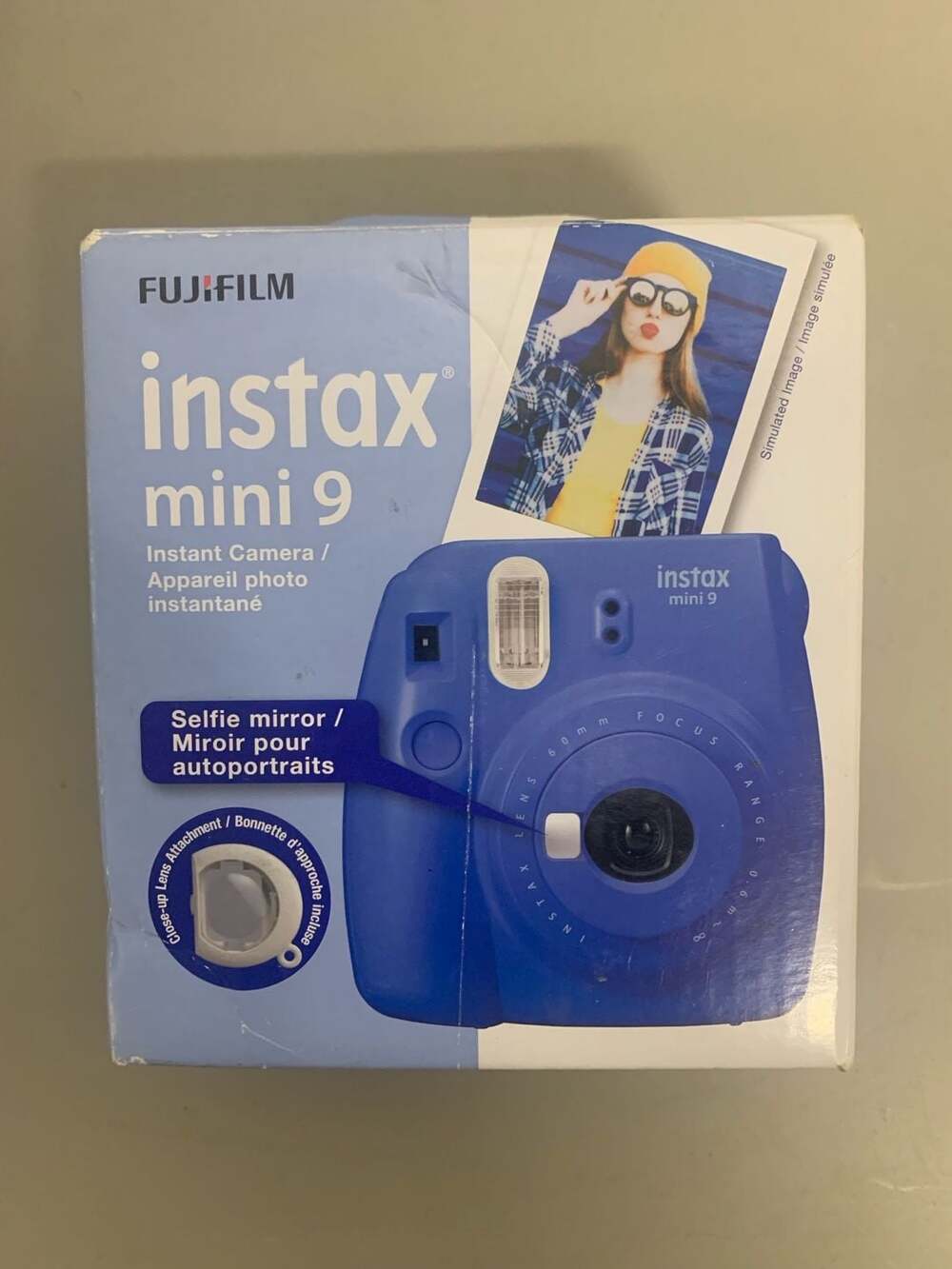Fujifilm Instax Mini 9 Instant Film Camera - Cobalt Blue